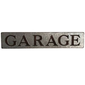Rustic Metal "Garage" Wall Sign – Industrial Farmhouse Decor